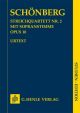 HENLE SCHONBERG String Quartet No.2 Op.10 With Soprano Part Study Score