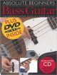 MUSIC SALES AMERICA ABSOLUTE Beginners Bass Guitar Value Pack Includes Book Cd & Dvd