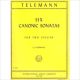 INTERNATIONAL MUSIC TELEMANN Six Canonic Sonatas For 2 Violins Edited Herrmann