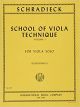 INTERNATIONAL MUSIC SCHRADIECK School Of Viola Technique Volume I For Viola