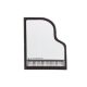 AIM GIFTS GRAND Piano Shaped Sticky Pad