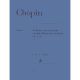 HENLE CHOPIN Andante Spianato & Grande Polonaise Brillante Opus 22 In Eb Major