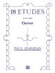 ALFRED 18 Etudes For The Clarinet By Paul Jeanjean