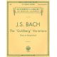 G SCHIRMER JS Bach Goldberg Variations For Piano