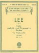 G SCHIRMER SEBASTIAN Lee 40 Melodic & Progressive Etudes Op 31 Book 1
