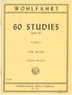 INTERNATIONAL MUSIC FRANZ Wohlfahrt 60 Studies Opus 45 Volume 1 For Viola