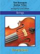 LUDWIG MASTERS PUB. TEN Baroque Guitar Trios, Grade 3