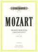 EDITION PETERS MOZART Violin Sonatas I K301-k306 For Violin & Piano Edited By Eisen