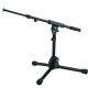 KOENIG & MEYER 25950-BLACK | Extra-low Tripod Mic Stand W/ Short Telescopic Boom Arm