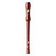 HOHNER 9520 2-piece Dark Pearwood Soprano C Recorder For Baroque Fingering