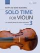 OXFORD UNIVERSITY PR SOLO Time For Violin Book 3 By Kathy Blackwell & David Blackwell