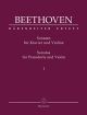BARENREITER BEETHOVEN Sonatas For Pianoforte & Violin Volume 1