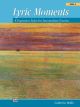ALFRED LYRIC Moments Book 2 For Intermediate Piano Solo