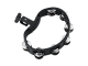 MEINL HTMT2BK Headliner Mountable Tambourine Black With 2-rows Jingles