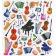 AIM GIFTS ROCKIN Musical Instruments Stickers