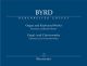 BARENREITER BYRD Organ & Keyboard Works Edited By Desmond Hunter For Organ & Keyboard