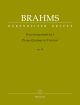 BARENREITER BRAHMS Piano Quintet F Minor Op34 For Piano/violin/viola/violoncello