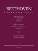 BARENREITER BEETHOVEN Three Sonatas For Pianoforte E-flat Major,f Minor,d Major Woo47