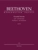 BARENREITER BEETHOVEN Grande Sonate For Pianoforte B-flat Major Op.22,urtext Edition