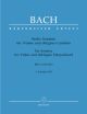 BARENREITER JS Bach Six Sonatas For Violin & Obbligato Harpsichord Bmv 1014-1016