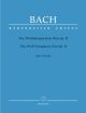 BARENREITER JS Bach The Well-tempered Clavier Ii Bmv 870-893
