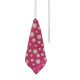 BEAUMONT BAMBOO Clarinet Pull Through Cleaning Swab, Pink Polka Dot Design
