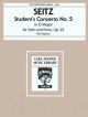CARL FISCHER SEITZ Student's Concerto No 5 In D Major Op.22 For Violin & Piano 1st Position