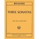 INTERNATIONAL MUSIC BRAHMS Three Sonatas Op78,100,108 For Violin & Piano Authetic Edition