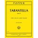 INTERNATIONAL MUSIC POPPER Tarantella Opus 33 For Cello & Piano