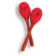 COSMIC PERCUSSION CP281 Wood Maracas Large/red