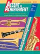 ALFRED ACCENT On Achievement Book 3 For E Flat Baritone Saxophone