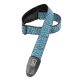 LEVYS LEATHERS M8AS-BLU Light Blue Jacquard Guitar Strap