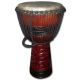 GROOVE MASTERS PERC PRO Series 50cm Wood Djembe (diamond Carving Brown/black)