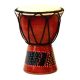 GROOVE MASTERS PERC DJ15 Mini Wood Djembe 15cm Tall