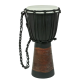 GROOVE MASTERS PERC DJ40CP 40cm Tall Wood Djembe With Pisces Carving