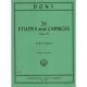 INTERNATIONAL MUSIC DONT 24 Etudes & Caprices Op 35 For Violin Edited Carl Flesch