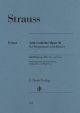 HENLE STRAUSS Eight Poems Op.10 For Voice & Piano (high Voice)