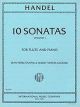 INTERNATIONAL MUSIC HANDEL Ten Sonatas Volume 1 For Flute & Piano