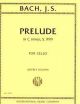 INTERNATIONAL MUSIC JS Bach Prelude In C Minor S999 For Cello Edited By Jeffrey Solow
