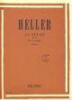 RICORDI HELLER 25 Studi Op.45 For Piano By Piero Rattalino