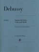 HENLE DEBUSSY Sonata For Flute Viola & Harp