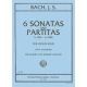 INTERNATIONAL MUSIC J S Bach Six Sonatas & Partitas S1001 To 1006 For Violin Solo