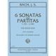 INTERNATIONAL MUSIC J S Bach Six Sonatas & Partitas S1001 To 1006 For Violin Solo