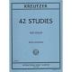 INTERNATIONAL MUSIC KREUTZER 42 Studies For Violin Solo Edited By Ivan Galamian