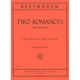 INTERNATIONAL MUSIC LUDWIG Van Beethoven Two Romances Opus 40 & 50 For Violin & Piano