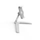 KANTO AUDIO DS150W | Device Stand | Single Arm W/ Folding Legs | White