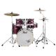 PEARL EXPORT 5-piece Drum Kit With Hardware, Red Wine