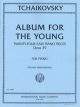INTERNATIONAL MUSIC TCHAIKOVSKY Album For The Young Opus 39 Twenty-four Easy Piano Pieces