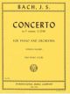 INTERNATIONAL MUSIC J.S. Bach Concerto In F Minor S.1056 For Piano & Orchestra