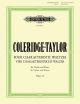 EDITION PETERS COLERIDGE-TAYLOR Four Characteristic Waltzes Op.22 For Violin & Piano